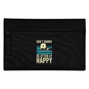 Seeotter Spruch Lustig Otter Geschenk - Federtasche - Schwarz - Vorne