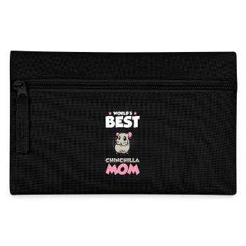 Chinchilla Mama Gift - Pencil Case - black - Front