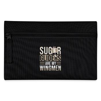 Sugar Glider Spruch - Federtasche - Schwarz - Vorne
