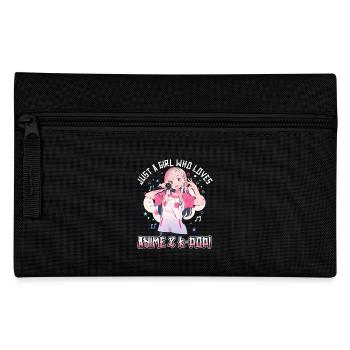 Juste une fille qui aime l’anime et la K-Pop - Trousse - noir - Devant
