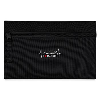 Madrid Skyline Heartbeat Espagne Silhouette Pulse - Trousse - noir - Devant