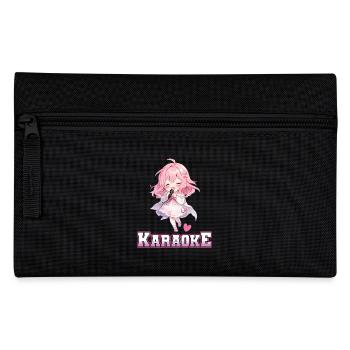 Filles Manga Anime Karaoké - Trousse - noir - Devant