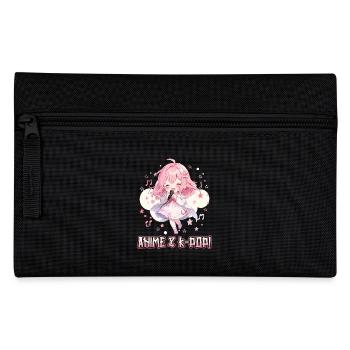 Anime and K-Pop Korean Pop Music Kpop - Pencil Case - black - Front