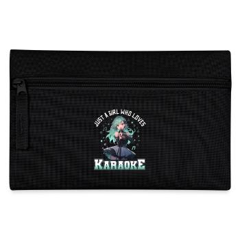 Juste une fille qui aime le karaoké - Trousse - noir - Devant