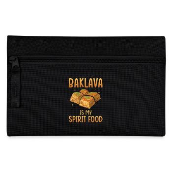 Baklava est mon plat préféré - Trousse - noir - Devant