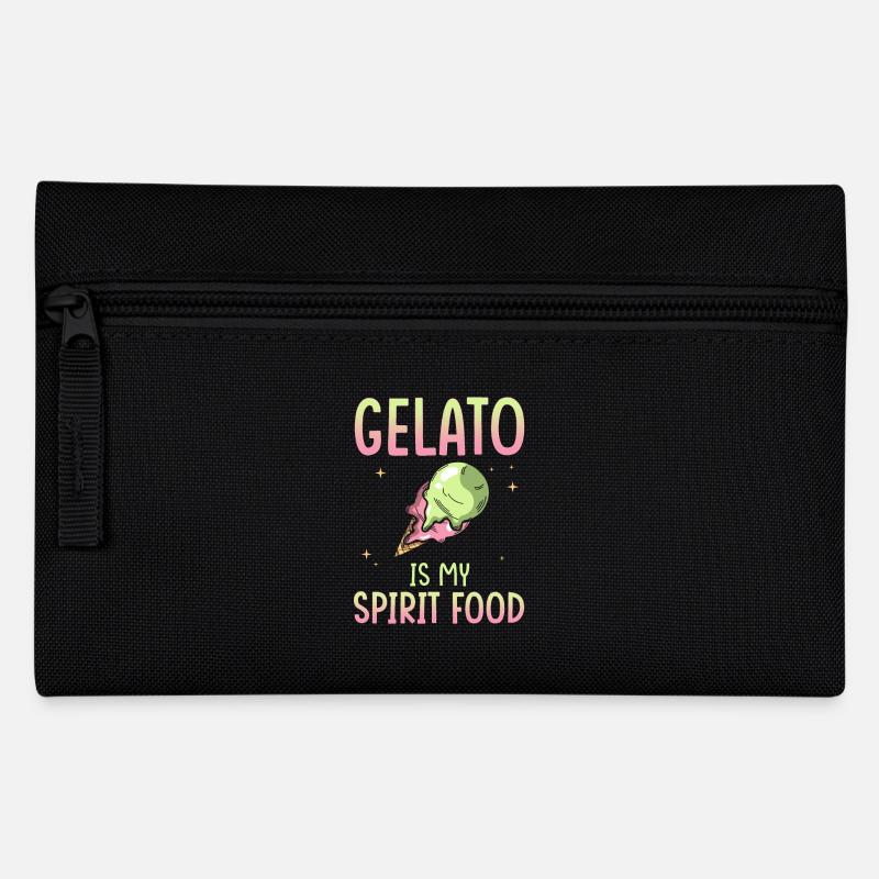 Gelato Ist Mein Lieblingsessen - Federtasche - Schwarz