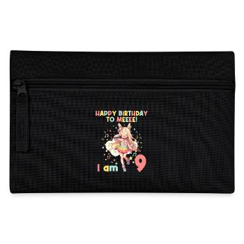 Anime Mandga K-Pop KPop Girl 9th Birthday - Pencil Case - black - Front