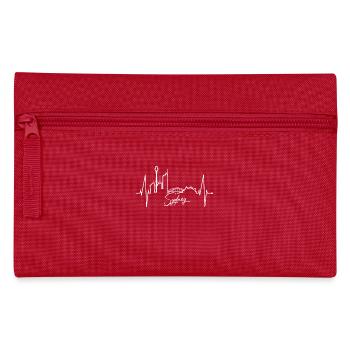 Sydney Skyline Heartbeat Australie Fan Pulse Heart - Trousse - rouge - Devant