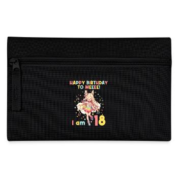 Anime Mandga K-Pop KPop Girl 18th Birthday - Pencil Case - black - Front
