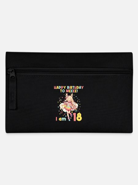 Anime Mandga K-Pop KPop Mädchen 18. Geburtstag - Federtasche - Schwarz