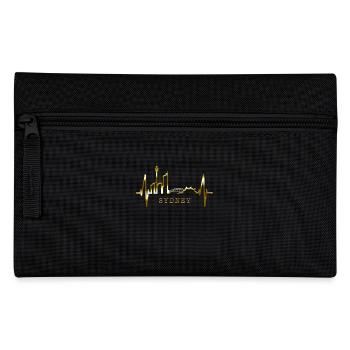 Sydney Skyline Heartbeat Australie Fan Pulse Heart - Trousse - noir - Devant
