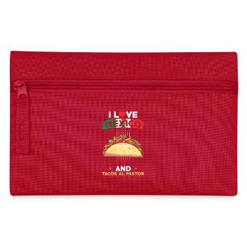 Tacos Al Pastor Mexico Mexican - Pencil Case - red - Front