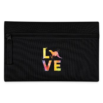 L’amour de la loutre - Trousse - noir - Devant