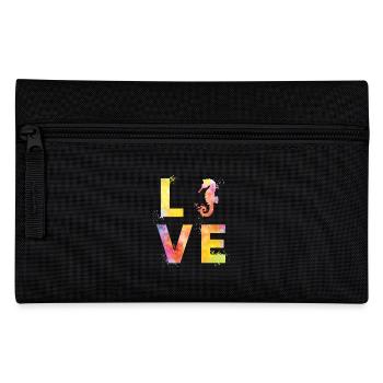 Seahorses love - Pencil Case - black - Front