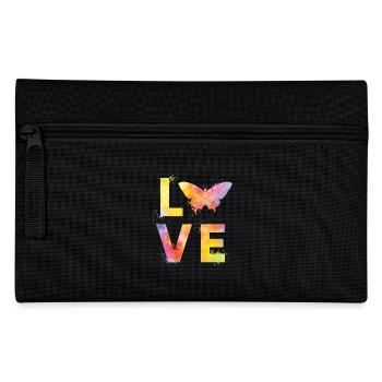 L’amour papillon - Trousse - noir - Devant