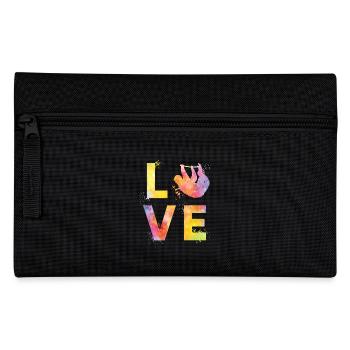 Sloth love - Pencil Case - black - Front
