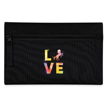 Unicorn love - Pencil Case - black - Front