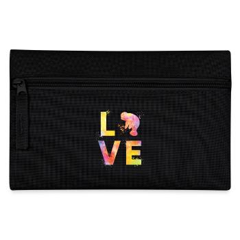 Seekuh liebe - Federtasche - Schwarz - Vorne