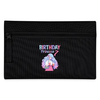 Anime Mandga Boba Bubble Tea 7th Birthday - Pencil Case - black - Front