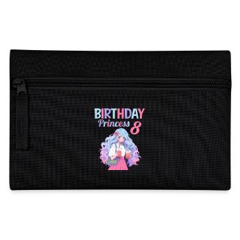 Anime Mandga Boba Bubble Tea 8th Birthday - Pencil Case - black - Front