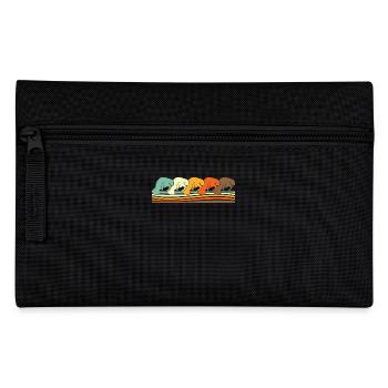 Seekuh Retro Vintage - Federtasche - Schwarz - Vorne