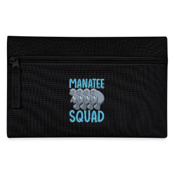 Manatee spuad - Pencil Case - black - Front