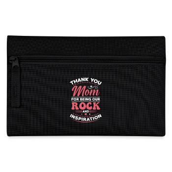 Mother, thank you Mom for being our inspiration - Pencil Case - black - Front