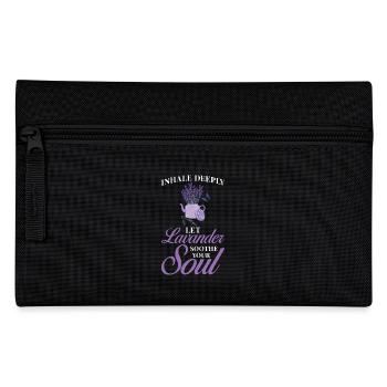 Lavender Lavender Flower Essential Oil Lavender Scent - Pencil Case - black - Front