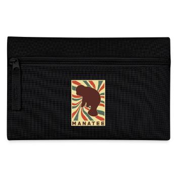 Seekuh Retro Vintage - Federtasche - Schwarz - Vorne