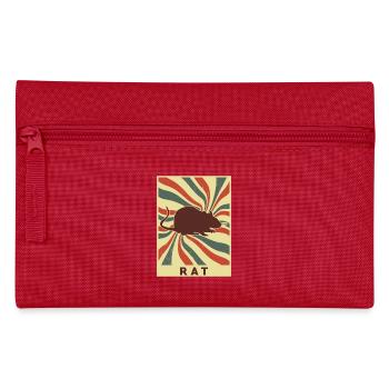 Rat Retro Vintage - Pencil Case - red - Front