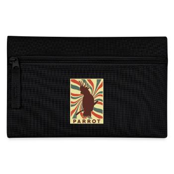 Parrot Retro Vintage - Pencil Case - black - Front
