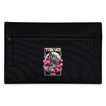Tokyo Asie 80s Dragon Dragon Rétro Japonais - Trousse - noir - Devant