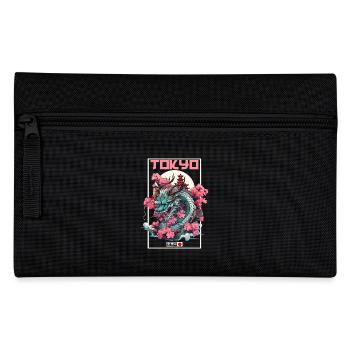 Tokyo Asie 80s Dragon Dragon Rétro Japonais - Trousse - noir - Devant
