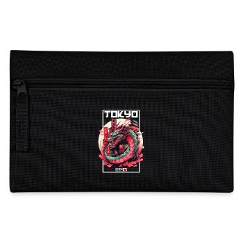 Tokyo Asie 80s Dragon Dragon Rétro Japonais - Trousse - noir - Devant