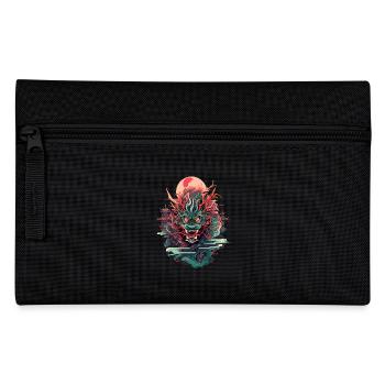 Tokyo Asie 80s Dragon Dragon Rétro Japonais - Trousse - noir - Devant