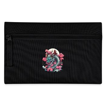 Tokyo Asia 80s Japanese Retro Dragon Dragon - Pencil Case - black - Front