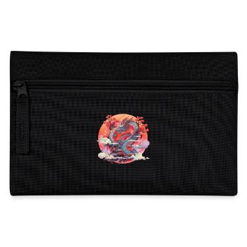 Tokio Asien 80er Japanischer Retro Drache Drachen - Federtasche - Schwarz - Vorne