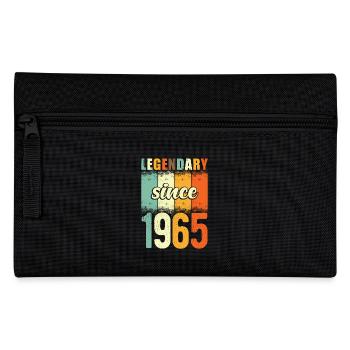 Legendary since 1965 Retro Vintage Birthday - Pencil Case - black - Front