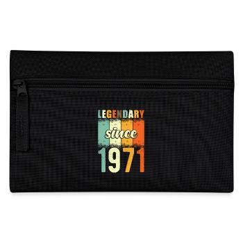 Légendaire depuis 1971 Retro Vintage Anniversaire - Trousse - noir - Devant