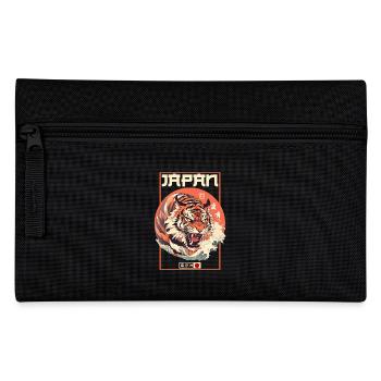 Tokyo Asia 80s Japanese Retro Tiger - Pencil Case - black - Front