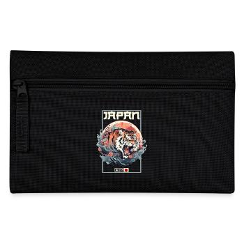 Tokyo Asia 80s Japanese Retro Tiger - Pencil Case - black - Front