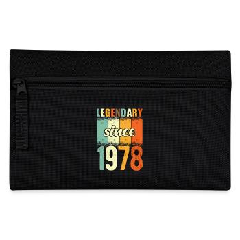 Légendaire depuis 1978 Retro Vintage Anniversaire - Trousse - noir - Devant