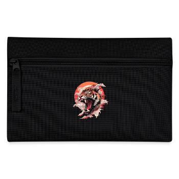 Tokyo Asia 80s Japanese Retro Tiger - Pencil Case - black - Front