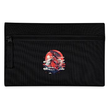 Asia 80s Japanese Retro Samurai Samurai - Pencil Case - black - Front