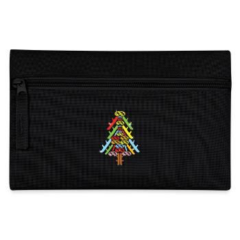 Arbre de Noël Snowboard Snowboarder - Trousse - noir - Devant