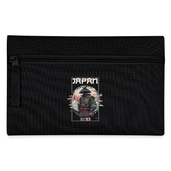 Asia 80s Japanese Retro Samurai Samurai - Pencil Case - black - Front