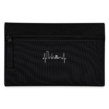 Essen Skyline Herzschlag Ruhrpott Fan Herz Essener - Pencil Case - black - Front