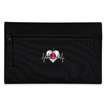 Tokyo Skyline Heartbeat Japan Flag I Love Tokyo - Pencil Case - black - Front