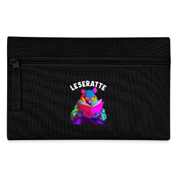 Leidenschaftlicher Leser Leserin Leseratte - Federtasche - Schwarz - Vorne