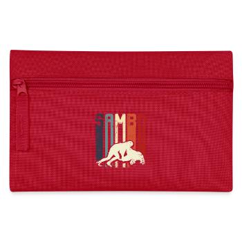 Combattant de sambo vintage rétro - Trousse - rouge - Devant